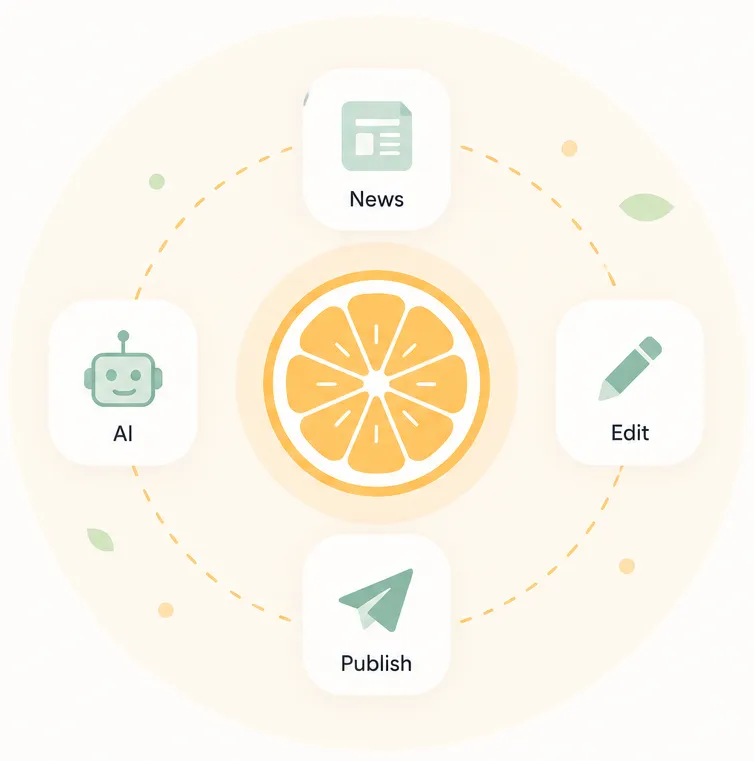 Citrus Bot AI Telegram Post Generator